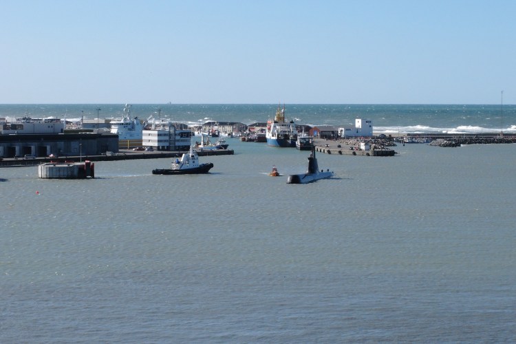 Kafbátur í Hirtshal