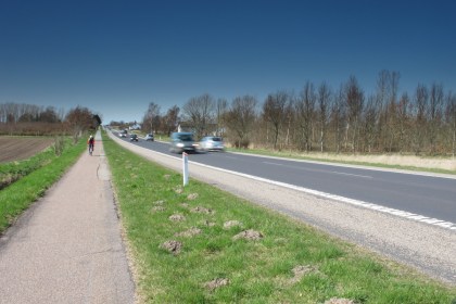 Hér gefur að líta góðar hjólreiðaaðstæður í Danmörku